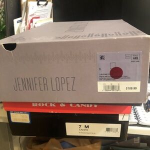 Jennifer Lopez Gray Shoe Box